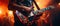 man playing guitar on a stage musical concert close-up view