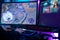 Man playing at Heroes of The Storm game.