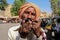 Man playing mouth harp at Mehrangarh Fort,