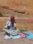 Man playing `Sindhi Sarangi` - Amer fort .