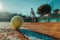 man playing tennis. ai generated