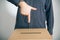 Man Pointing At Ballot Box