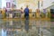 Man Praying in Catedral de Nuestra Senora de Guadalupe, Tijuana, Mexico