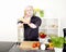 Man preparing to start cooking a meal