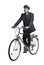 Man ride bicycle