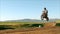 Man riding a motor cross bike