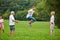 Man rope skipping with jumping rope