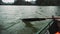 Man Rowing Boat On Ninh Binh, Vietnam