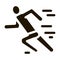 Man in Running Action Icon Vector Glyph Illustration