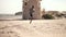 Man running on the beach