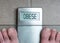 Man`s feet on weight scale - Obese