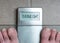 Man`s feet on weight scale - Overweight