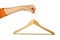 Man\'s hand with hanger