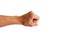 Man\'s hand that is reaching out to catch something