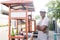 Man selling bakso in the carts