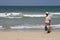 Man selling souvenirs on Bentota Beach, Sri Lanka