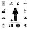 man with shackles icon. Crime icons universal set for web and mobile
