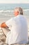 Man sitting on the beach