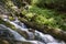 Man sitting at Mingo Falls