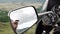 Man sitting on the motorbike using phone black screen