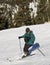 Man skiing at Lake Tahoe Resor