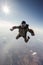 a man skydiving AI generated