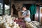 Man in small bakery Colombia