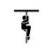 Man, soldier, military, sport, fitnes pictogram icon