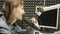A man speaking in a radio studio