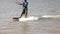 Man Surfer Kite Boarding