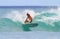 Man surfing at Waikiki Beach, Hawaii