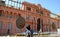 Man Taking Pictures of Casa Rosada Pink House, the Executive Mansion and the President`s Office in Buenos Aires, Argentina