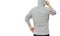 Man in template mens hoodie sweatshirt isolated on white background. Man in blank sweatshirt hoody with copy space and mockup for