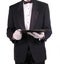 Man in Tuxedo Holding Serving Tray
