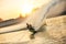 Man wakeboarding on a lake