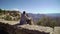 Man walking in Grand Canyon