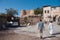 Man walking in streets of Tarout, Saudi Arabia