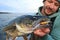 Man Walleye Fishing Crankbait Lure