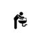 Man, washing, hands, hygiene icon. Element of daily routine icon