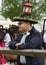 Man wearing large hat at The Virginia Gold Cup