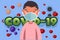 The man wearing a mask to avoid coronavirus