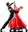 Man woman couple ballroom tango salsa dancer dancing silhouette