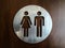 Man and Woman toilet symbol.