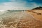 Man and a woman walking at Malindi Beach in Malindi, Kilifi County, Kenya