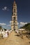 The Manaca Iznaga Tower, an old slave lookout in Cuba`s historic sugar cane fields near Trinidad, Cuba