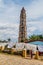 Manaca Iznaga tower in Valle de los Ingenios valley near Trinidad, Cuba. Tower was used to watch the slaves working on