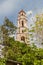 Manaca Iznaga tower in Valle de los Ingenios valley near Trinidad, Cuba. Tower was used to watch the slaves working on