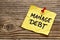 Manage debt reminder note