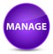 Manage elegant purple round button