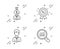 Manager, Discount and Businessman icons set. Data analysis sign. Work profit, Sale shopping, User data. Vector